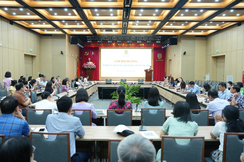 Bộ Tư pháp tổ chức Lớp bồi dưỡng nghiệp vụ kiểm tra, kiểm tra chuyên ngành